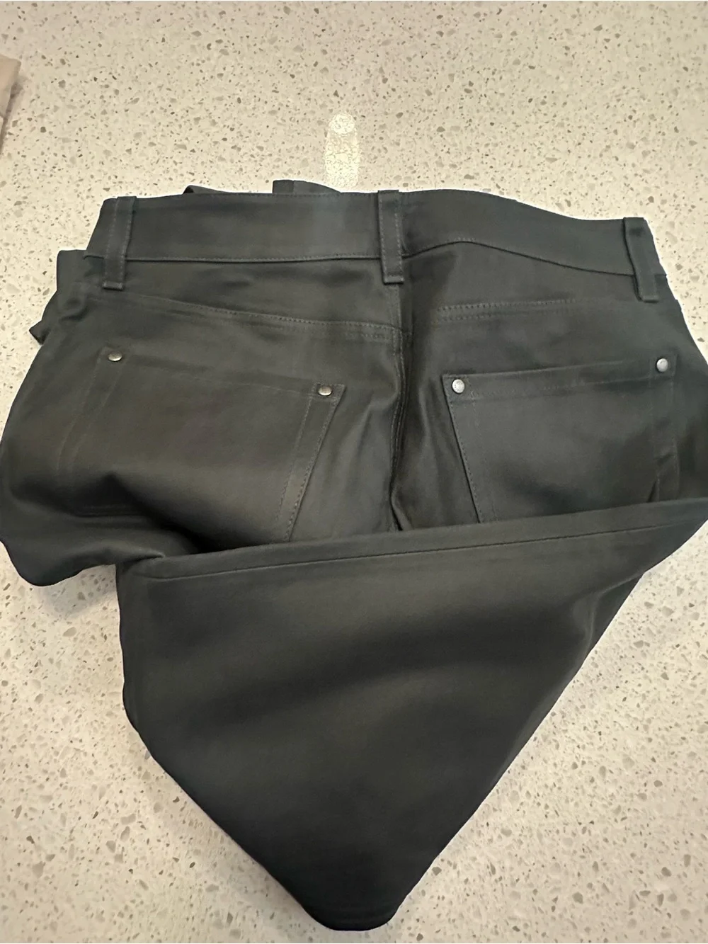 John Varvatos Black Slim Straight Pants